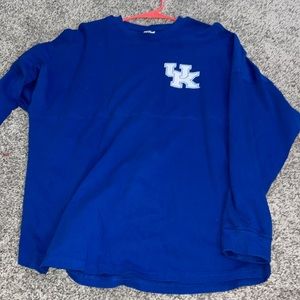 Long sleeve blue university of Kentucky tshirt